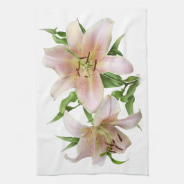 Två Lilies Kökshandduk