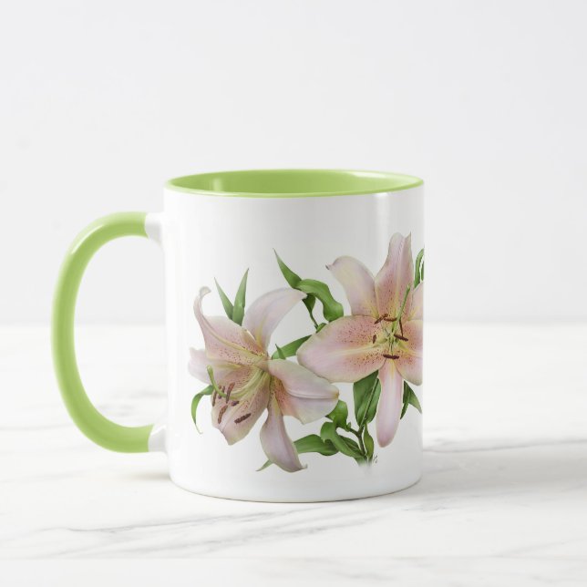 Två liljor mugg (Vänster)