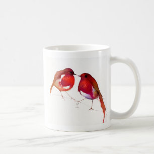 Två lite bläckfåglar 2014 kaffemugg