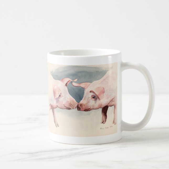 Två lite Piggies 2012 Kaffemugg (Höger)