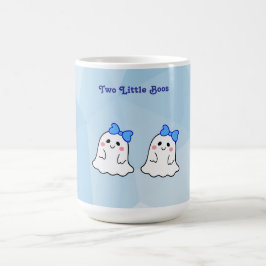 Två LIttle Boos Twin Halloween-tema Kaffemugg