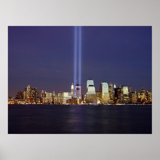 Två ljusstrålar poster (Framsidan)