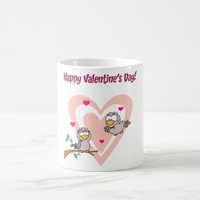 Två Love birds Kaffemugg (Skapare uppladdad)