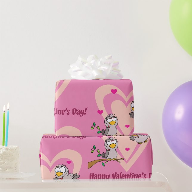 Två Love birds Presentpapper (Skapare uppladdad)