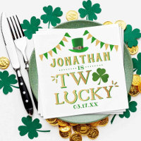 Två Lucky St. Patrick dag 2:a födelsedagen