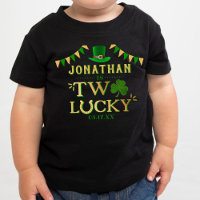Två Lucky St. Patrick dag 2:a födelsedagen