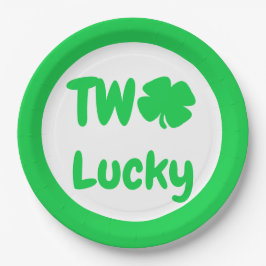 Två Lucky St patrick's day 2:a födelsedagen