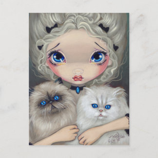 "Två luddiga kattungar" Av Jasmine Becket-Griffith Vykort