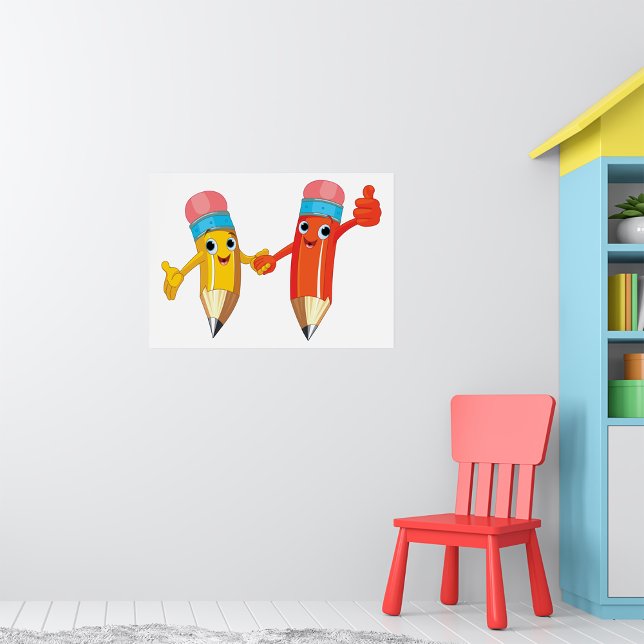 Två Lycklig-pennor Poster (Skapare uppladdad)