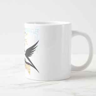Två majestiska fåglar jumbo mugg