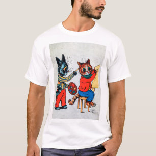 Två målarfärg, Louis Wain T Shirt