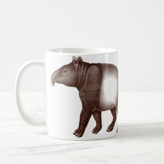 Två malaysiska eller asiatiska tapirskaffe Mugg