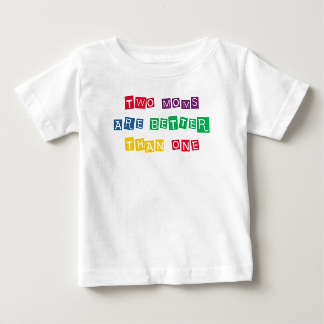 Två Mammor är bättre än ett T Shirt (Framsida)