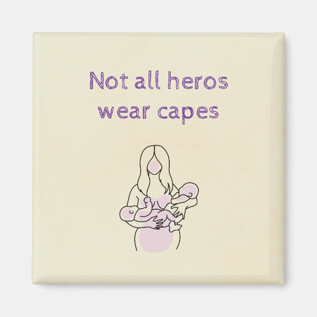 Två Mammor är Heros Magnet (Framsidan)