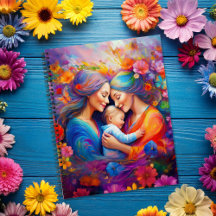 Två Mammor med Baby