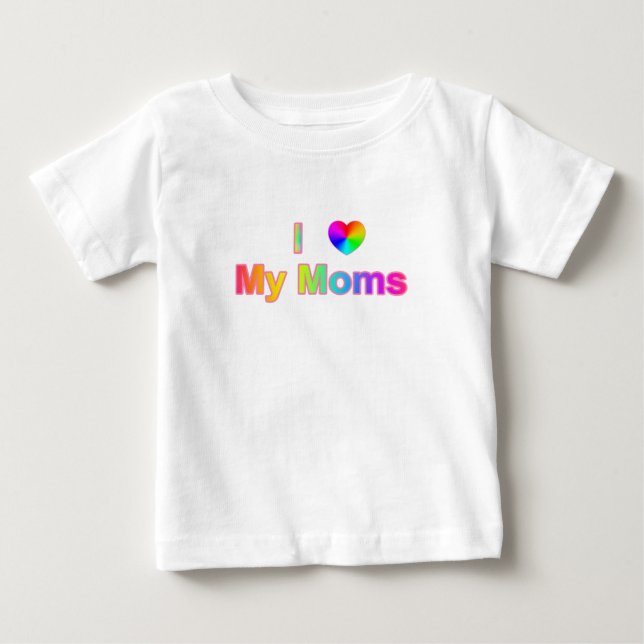 Två Mammor T Shirt (Framsida)