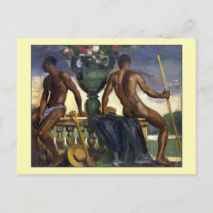 Två Manar av Ranken Fine Art Gay Vykort