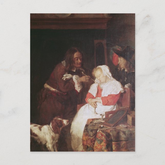 Två Manar med sovande kvinna, c.1655-60 Vykort (Framsida)