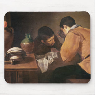 Två manar på bord, c.1620-21 musmatta
