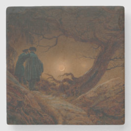 Två Manar som bevakar Måne på natten Stenunderlägg