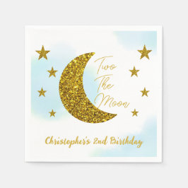 Två Måne, andra födelsedagen Pappersservett