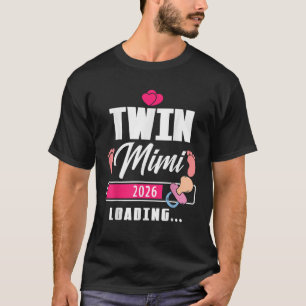 Två Mimi-laddningar 2026 Lustigt Flicka Reveal Fam T Shirt