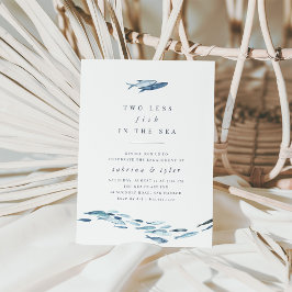 Två mindre fiskar i Förlovningsfesten av havet Inbjudningar