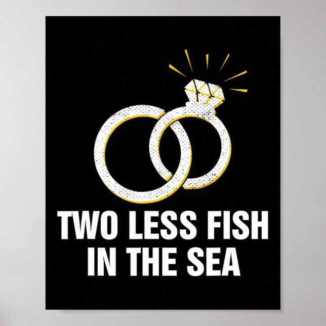 Två mindre fiskar i havsbottnen Bröllop Pun och Gr Poster (Framsidan)