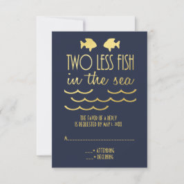 Två mindre fiskar i havsområdet Royalet Blue Guld  OSA Kort