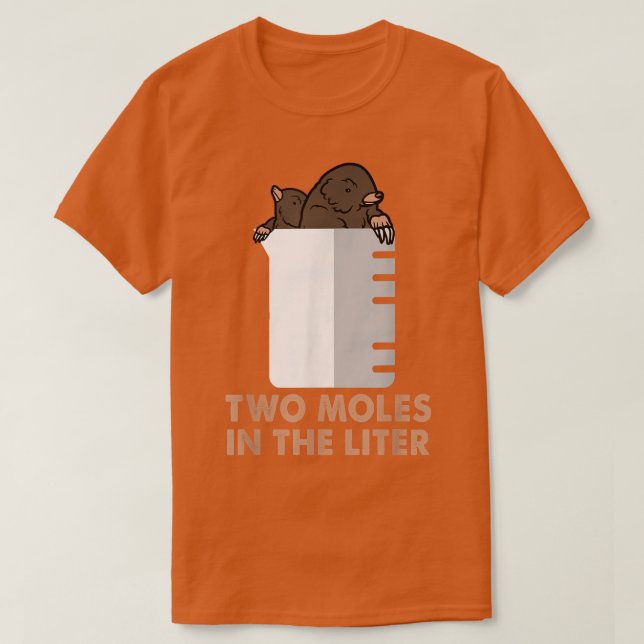 Två mol per liter - Lönnkemi T Shirt (Design framsida)
