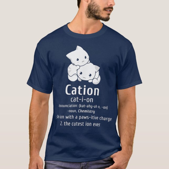 Två moles per Liter Chemistry Science Pun Funny T Shirt (Framsida)