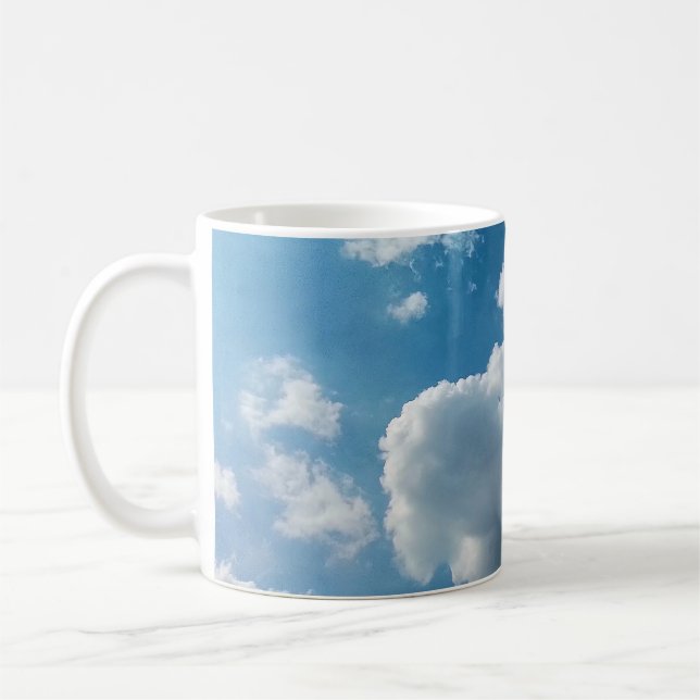 Två moln kaffemugg (Vänster)