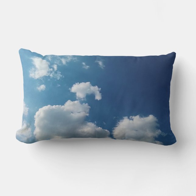 Två moln lumbarkudde (Framsida)