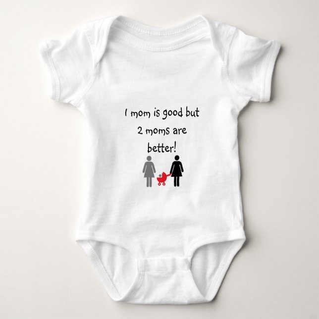 Två mommies t-shirt (Framsida)