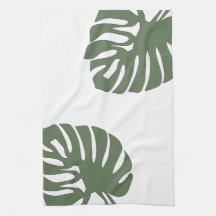 Två Monstera-blad Tekanneskötare