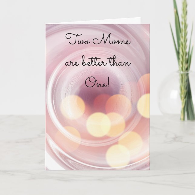 Två Mors dag-kort Mammor Tack Kort (Framsida)