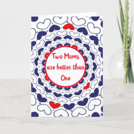 Två Mors dag-kort Mammor Tack Kort