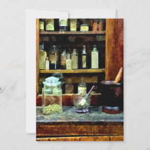 Två Mortar och Pestles och Glass Burk