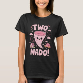 Två Nado - Cute 2nd Birthday Girl Tornado T Shirt