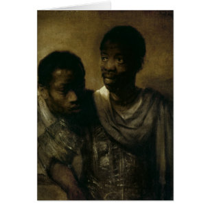 Två neger, 1661 hälsningskort