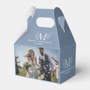 Två nya foton Vita botaniska monogram Presentaskar