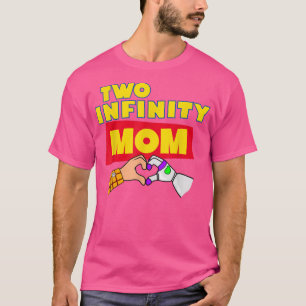 Två oändliga Mamma och efter andra födelsedag i Mo T Shirt
