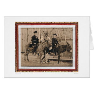 Två O'Keefe pojkar på åsnor (40040) Hälsningskort