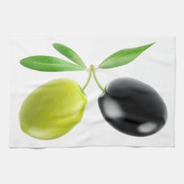 Två oliver kökshandduk