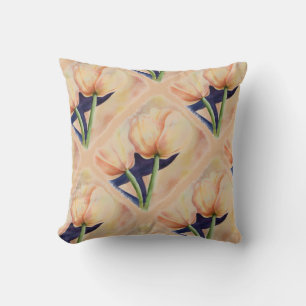 TVÅ ORANGE-TULIPS-PILLOW-TITEL KUDDE