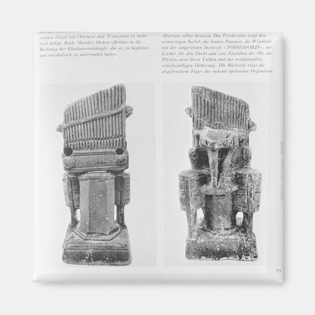 Två organ magnet (Framsidan)