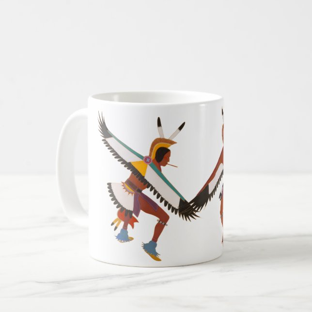 Två Örn Dancer Kaffemugg (Framsida vänster)