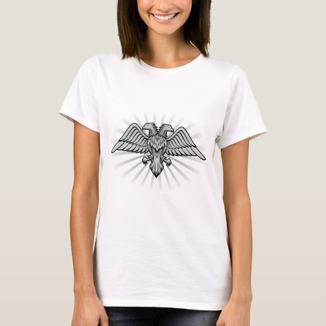 Två örn t-shirt (Framsida)