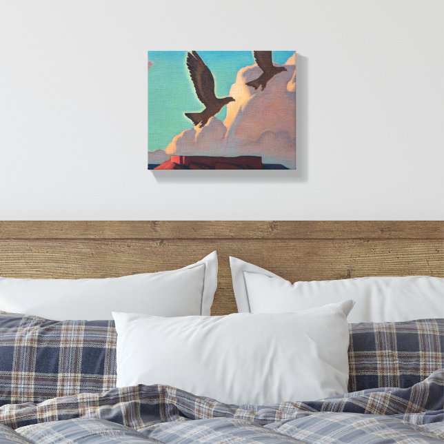 Två öron av Maynard Dixon Canvastryck (Insitu (sovrum))