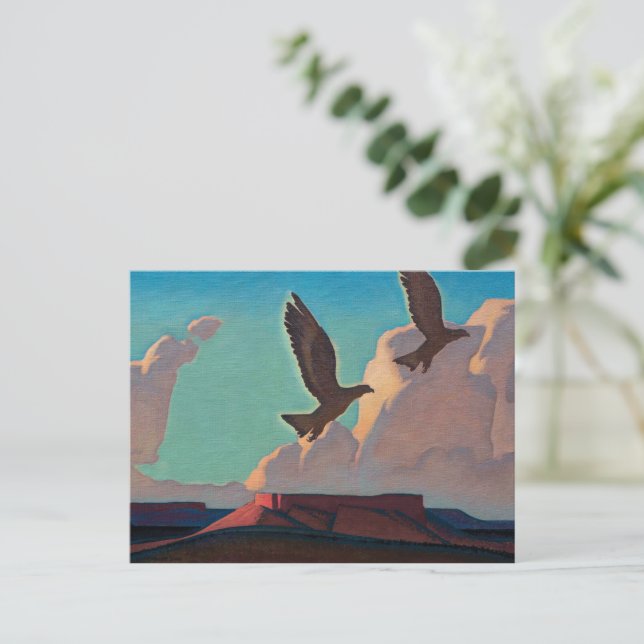 Två öron av Maynard Dixon Helg Vykort (Stående Fram)